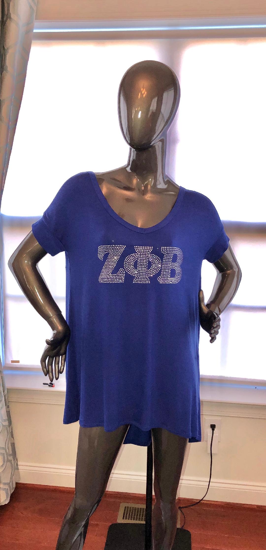 Bling High/Low Tunic Top