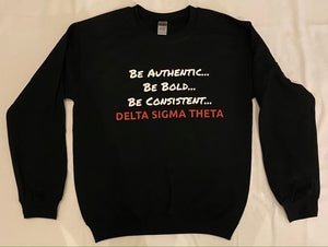 Delta Be Authentic Sweatshirt