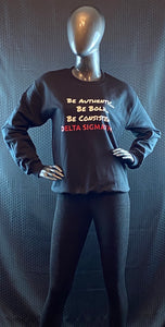 Delta Be Authentic Sweatshirt