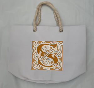 Society Canvas Tote with Rope Handle
