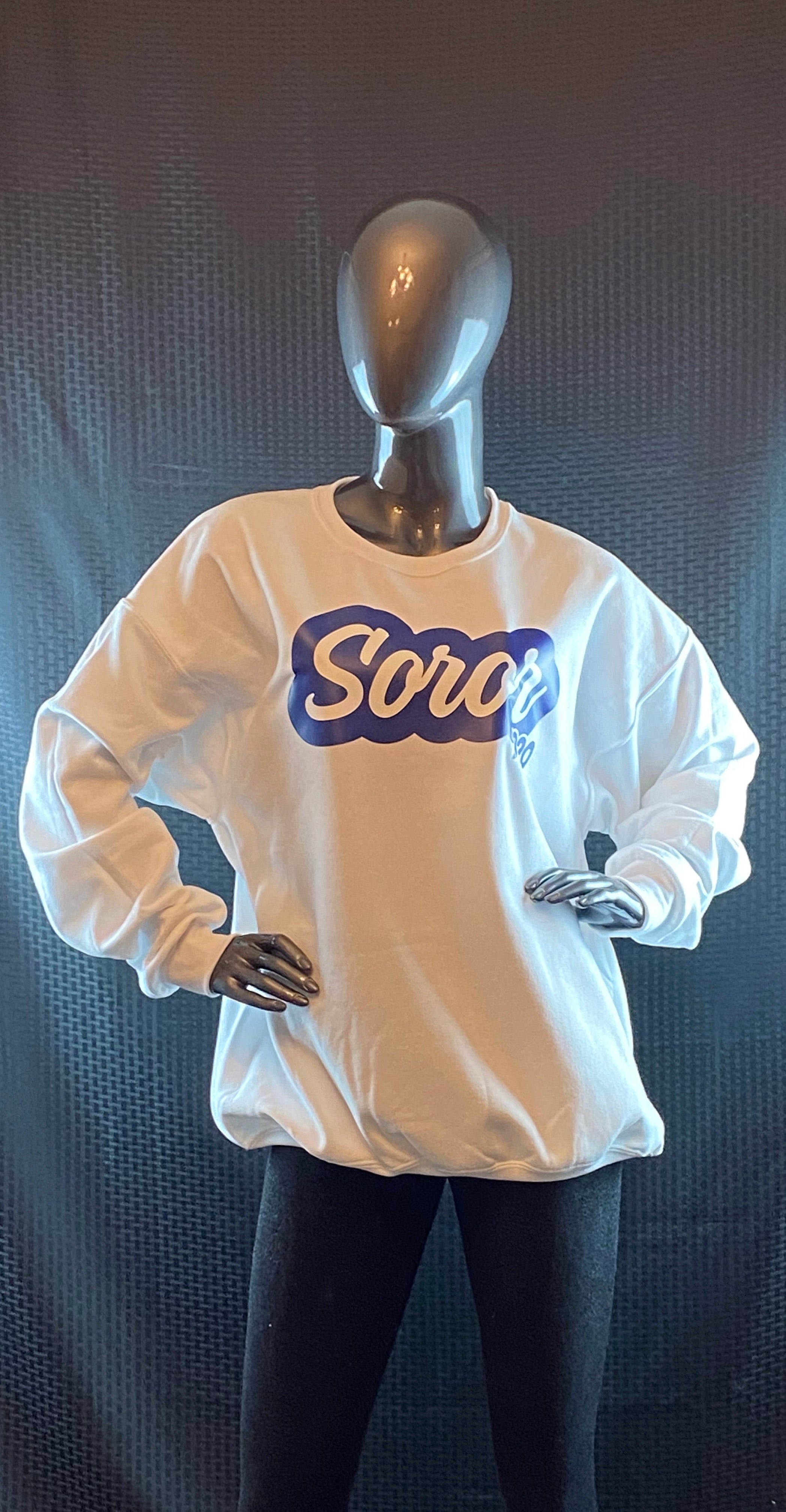Zeta White Soror Sweatshirt