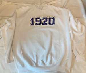 Zeta White 1920 Sweatshirt